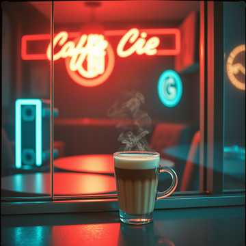 夜更けのカフェラテ