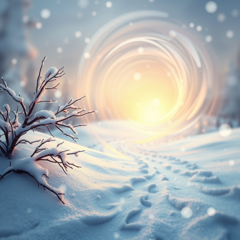 First Snowfall in Our Small Town