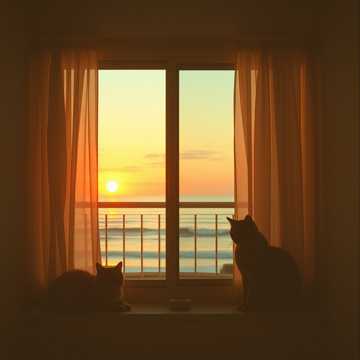 ネコハイツでお泊まり