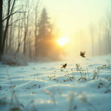 雪解けから春までの間に