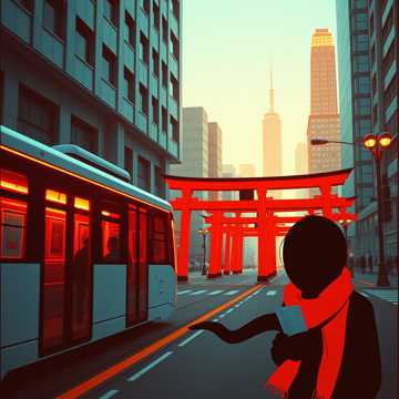 阪神電車で南京町へ