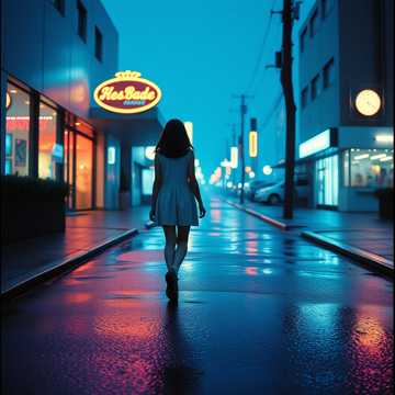 ただ歩いて帰ってるだけ