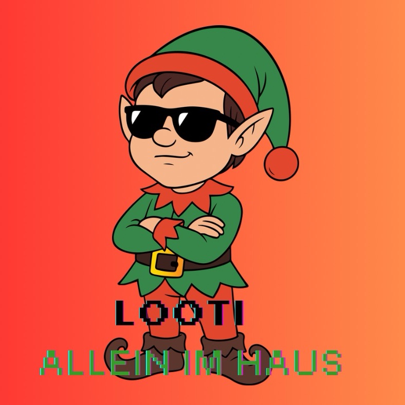 Looti allein im Haus