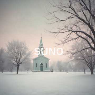 小さな町の初雪