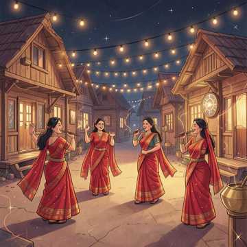 🎶 “तिज आयो नाचौँ छमछमी” 🎶