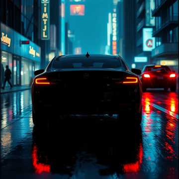 夜を駆けるレヴォーグ