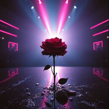 黒薔薇ストロボ