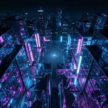 Neon Static