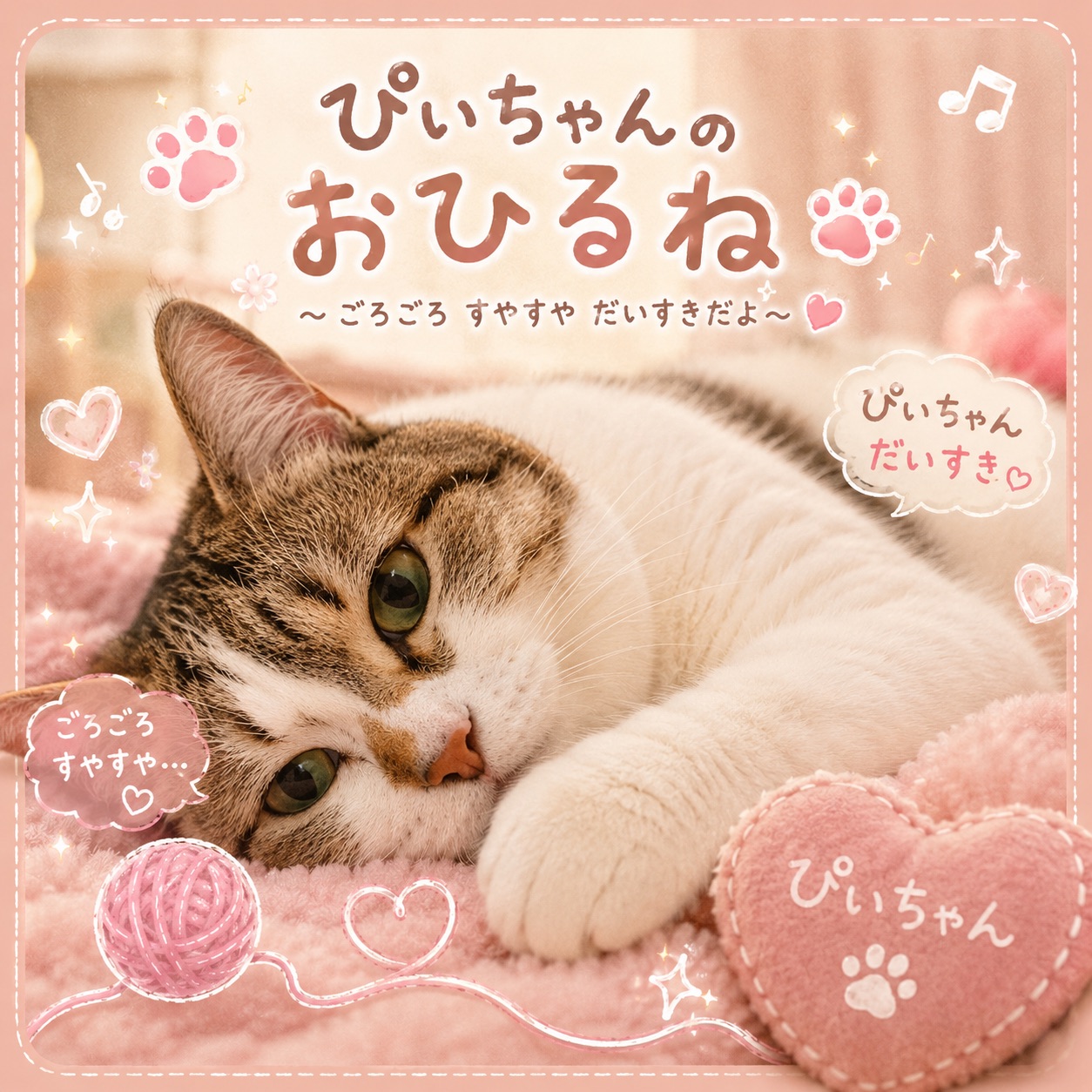 ぴいちゃんのおひるね