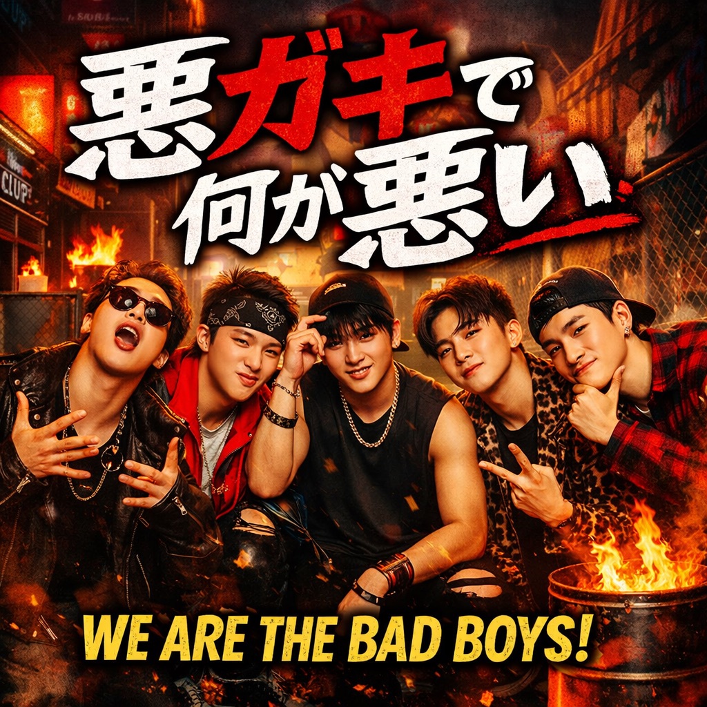 悪ガキで上等だろ