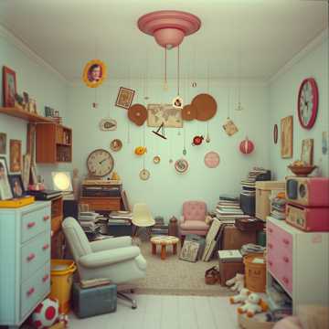 片付けられないレディー