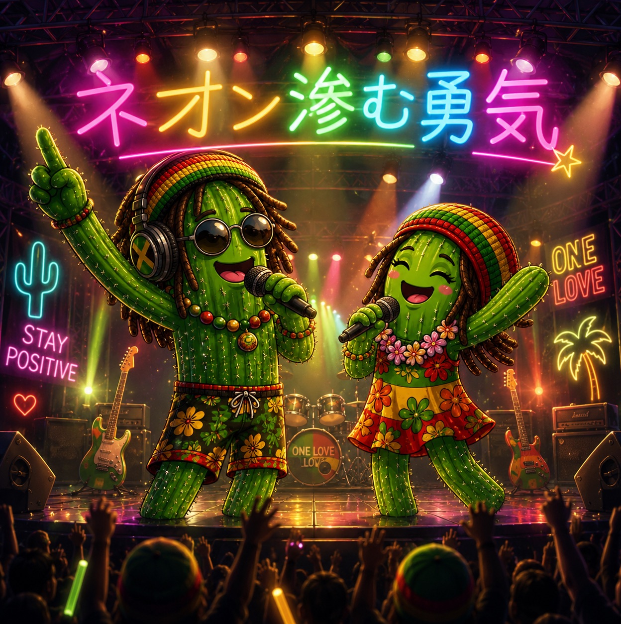 ネオン滲む勇気 reggae ver.