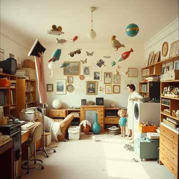 片付けられないレディー