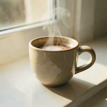 慵懒周日的咖啡味