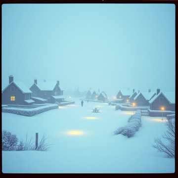 小さな町の初雪メロディー