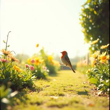 ハッピーな小鳥