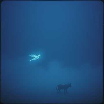 夜に紛れた透明な人