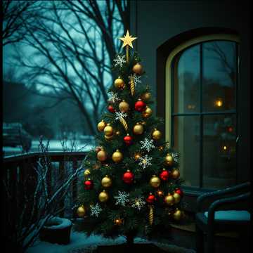 Ялинка в садку