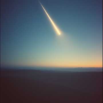 流れる星に願いを込めて