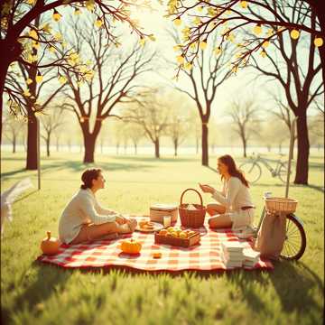 一年一度的家庭野餐