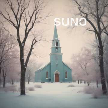 小さな町の初雪