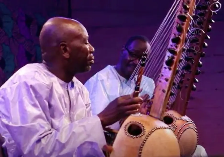 Kora - The kora, a string instrument widely used in West Africa